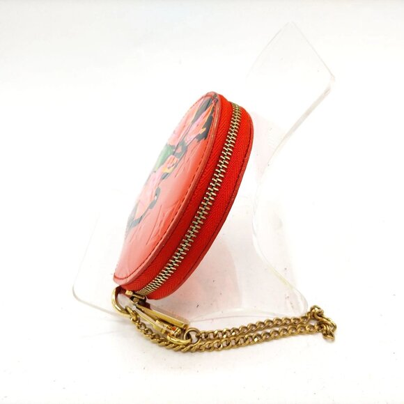 Louis Vuitton LV Coin Case Red Vernis 460-082425 - Picture 5 of 9